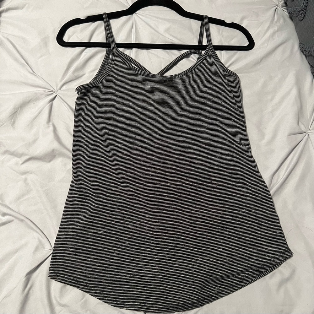 Black tank top